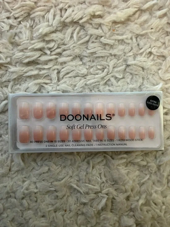 Doonails - Soft Gel Press-On Nails in Nude/Pink - 3 Pack - Picture 5 of 10